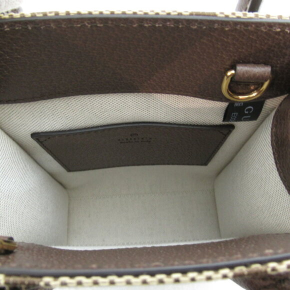 Gucci Jumbo GG Shoulder Bag Tote Canvas Beige - Picture 5 of 10